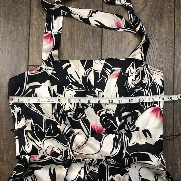 {WHBM} 100% Silk halter dress - Picture 3 of 6